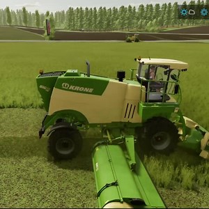 Mowing and Baling With Large Machines! Mowing: Krone Big M 450 Baling: New Holland Big Baler 1290 High Density Game: Farming Simulator 22 #Mowing #Baling #Krone #Grass #Silage #NewHolland #FarmingSimulator22 #Harvest #Harvester #fs22 #Bale #Wrapping #Wrapper #Game #GamePlay #FS22 #Farming #Kuhn #BigBaler | Mazarat Gaming
