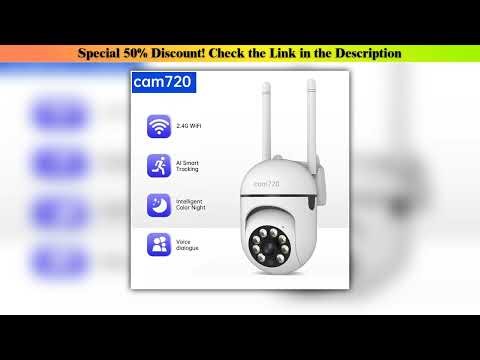 Limited Cam720 HD WiFi IP Cameras Smart Home Wireless Security Surveillance Camera Al Tracking Two•