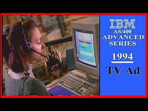 IBM AS/400 ADVANCED SERIES "The Beauty of it." 1994 TV Ad mini computer eServer iSeries System I P
