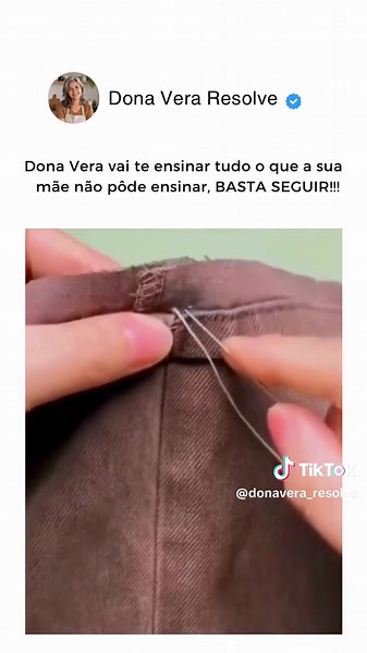 Encurtar calça em casa: técnica para manter a barra original