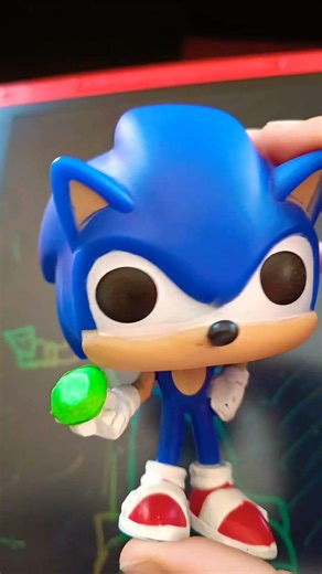 dibujo de Sonic Funko pop tablet #sonic #dibujo #funkopopb