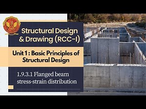 1.9.3.1 Flanged beam stress-strain distribution | CE601 |