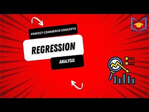 Regression Analysis | From Basics to Advanced Techniques | Statistics #perfectcommerceconcepts