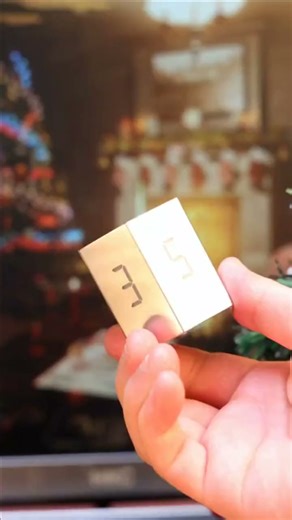 绿巨能（llano）翻转计时器学习自律儿童时间管理器小学生倒计时提醒厨房磁吸智能定时器魔方重力时间小方开学季