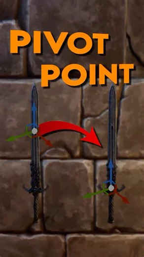 Change Mesh Pivot Points Inside of UE5! #unrealengine #indiedev #gamedev