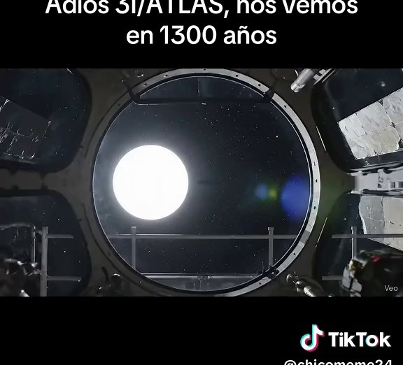 Adiós 3I/ATLAS ojalá un día nos cuenten la verdad 😔 #3iatlas #aliens #secretos #universo #noestamossolos