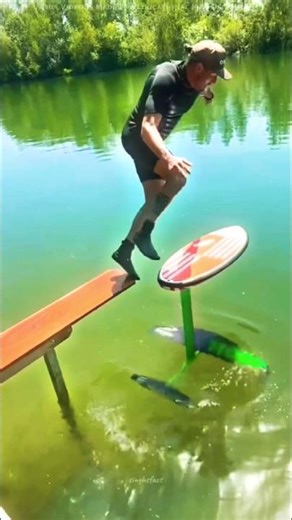 How To Learn Foil Pumping 😯 #shorts #ytshorts #surfing