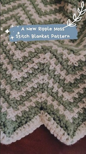 A Ripple Stitch Crochet Blanket Pattern #crochet #crochetblanket #icancrochetthat #ripplestitch