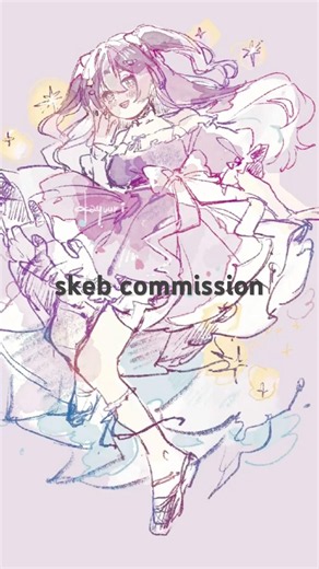 #イラスト #illustration #skeb #commission #drawing #sketch #making #メイキング #絵 #procreate #vtuber #art