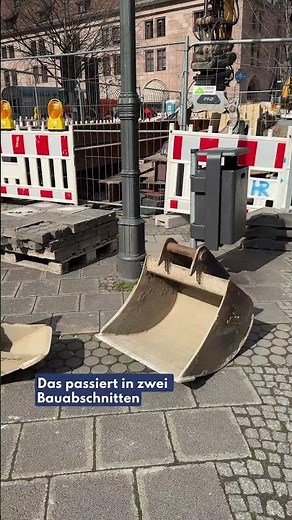 Construction noise on Königstraße 🚧 N-Ergie is digging – until 2027! #Nuremberg #construction