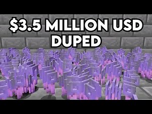 Duping on a Pay-To-Win Minecraft Server! ($3,500,000 USD)