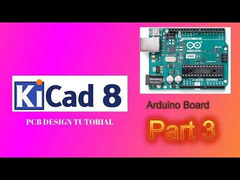 #3 Kicad 8 Arduino Board Schematic Design || TUTORIAL IN HINDI #zeerofold #pcbdesign #kicad8