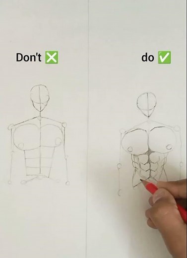 how to draw anime abs #full tutorial#DRAWING#just@exellent.1542