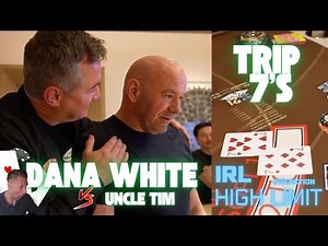 Dana White Gives Uncle Tim $10,000 & Hits Triple 7's Xposed Doubles Down High Limit Blackjack