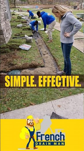 How We Make French Drains Grab Surface Water