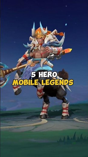 5 Hero Mobile Legends Yang Cocoknya Dipake Buat Party Bukan Buat Solo Rank #shorts