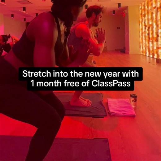 Here's an excuse to work on your flexibility. Get 1 month free today to book yoga, Pilates, and more near you! | ClassPass