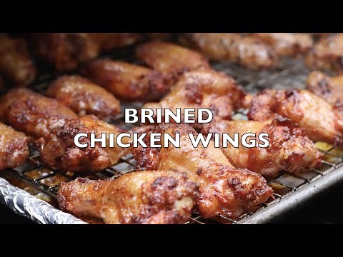 Brined Chicken Wings - Simple recipe for delicious tender wings