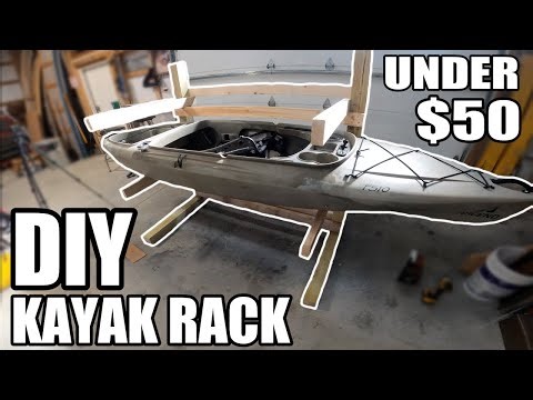 CHEAP & Easy Kayak Rack DIY
