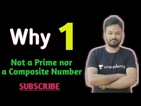 Why 1 is not a prime number nor a composite Number ??? 🔥