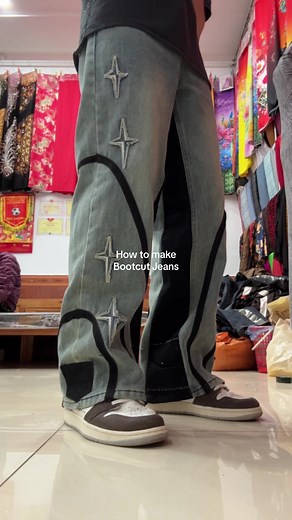 How to Make Bootcut Jeans from Skinny Jeans