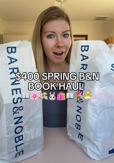 Spring TBR Book Haul from Barnes & Noble