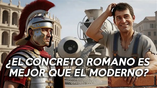 ¿Qué es más resistente: el concreto romano o el moderno?