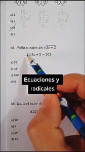 348K views · 7.8K reactions | Ecuaciones y radicales #matematicas #retomatematico | Matemáticas para todos | Facebook