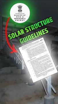 MNRE Guidelines for Solar MMS? Yes, They Exist! ⚡