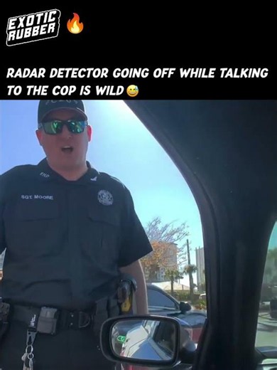 Radar Detector Didn't Know They Were Already Caught