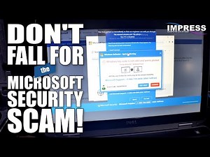 Beware of Microsoft Pop-Up Scams + How to treat them - Do not click on the X to close