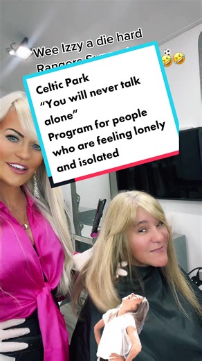 A 12 week program being run for anyone who is lonely or feeling isolated open to ALL .Food /tea/coffee and the chance to blether and meet new friends. Activities laid on throughout the day 💕#celticpark #parkhead #cfc #terrydunnhairdressing #terrydunnhair #hairdresser #fyp #fypシ #fypage #viral #glasgowtiktok #FlexEveryAngle #xyzbca