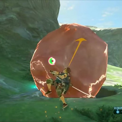 FLYING on a BOULDER
