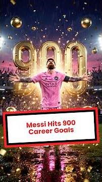 Messi Hits 900 Career Goals