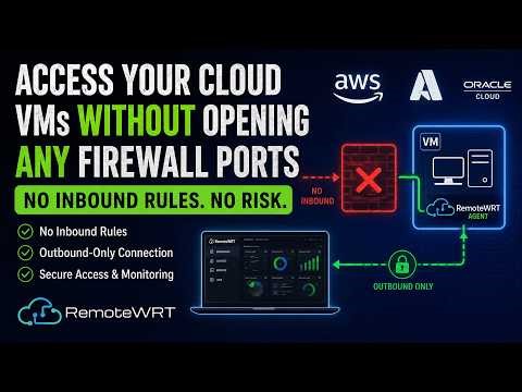 Access Your Cloud VMs Without Opening Any Firewall Ports — AWS, OCI & More