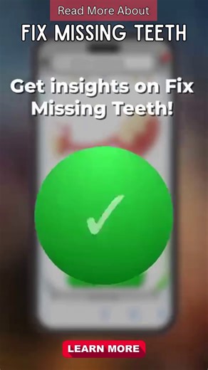 Missing Teeth Solutions - learn more about fixing your teeth with Dental Care! 醴 | Ciencia Espacial | Facebook