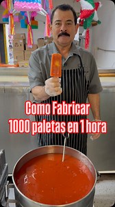 5.6M views · 1M reactions | 1000 paletas de mango con chile en 1 hora 省️ | Helados La Azteca | Facebook