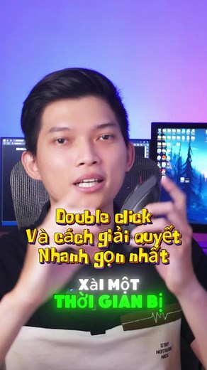 Giải quyết chuột bị double click siêu nhanh #doubleclick #gaminggear #thanhcongnghe #learnontiktok