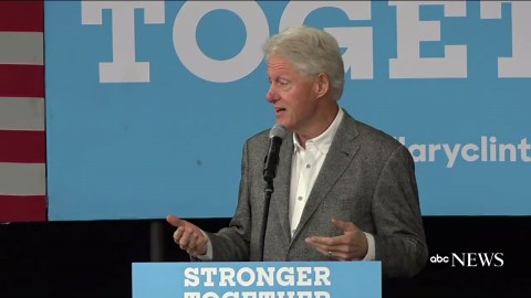 Bill Clinton Campaigns for Hillary in Michigan