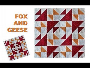 Fox and Geese Quilt Block