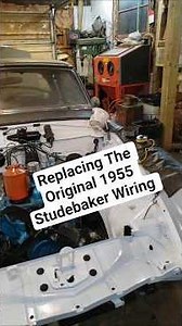 Starting To Rewire My 55 Studebaker #restoration #vintage #mechanic #automotive #studebaker #wiring