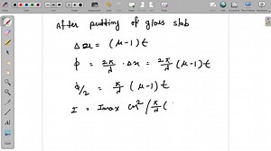SOLVED:In YDSE, one of the slits is covered by a thin sheet of… | Numerade