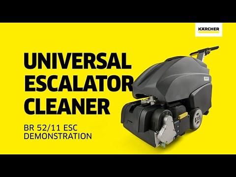 See the Kärcher BR 52/11 ESC Escalator Cleaner in Action