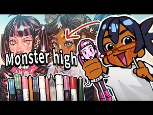 DRAWING MONSTER HIGH GIRLS IN MY STYLE ! 💖