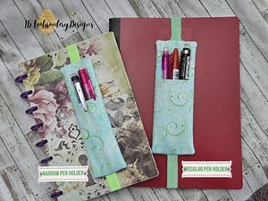 ITH Pen Holder: Notebook Accessory, Two Sizes (digital Download) - Etsy