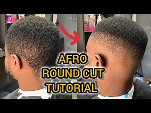 Afro Round Cut Tutorial — Quick Step-by-Step Barber Guide