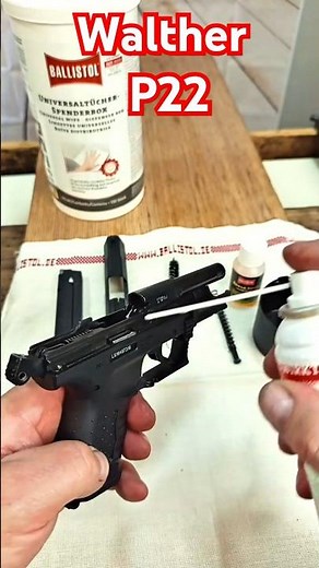 P22 "How to properly clean a blank gun" #knifeskills #ballistol #nva #army