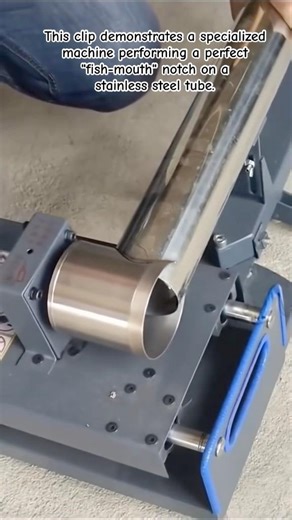 High-Accuracy Pipe Notching #MetalFabrication #TubeNotching #WeldingTips #CustomFabrication