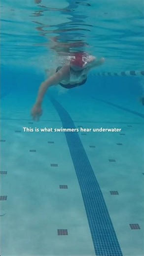 What swimmers hear underwater 👂🏻