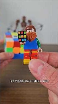 The Smallest Solvable LEGO Rubik's Cube #lego #rubikscube